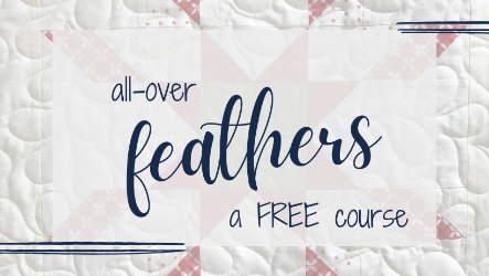 All over feather mini course